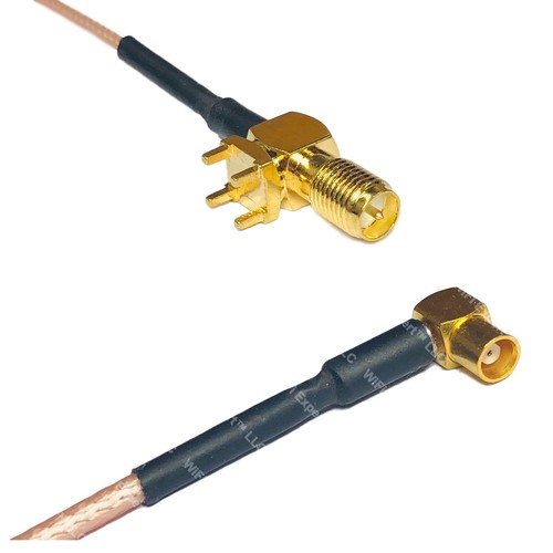 Rg178 sma female pcb tall - rg178, rp-sma